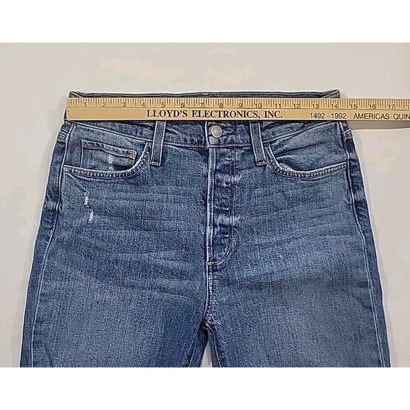 Joe's Jeans The Honor High Rise Vintage Straight Jeans Button Fly Size 27 - Picture 13 of 16